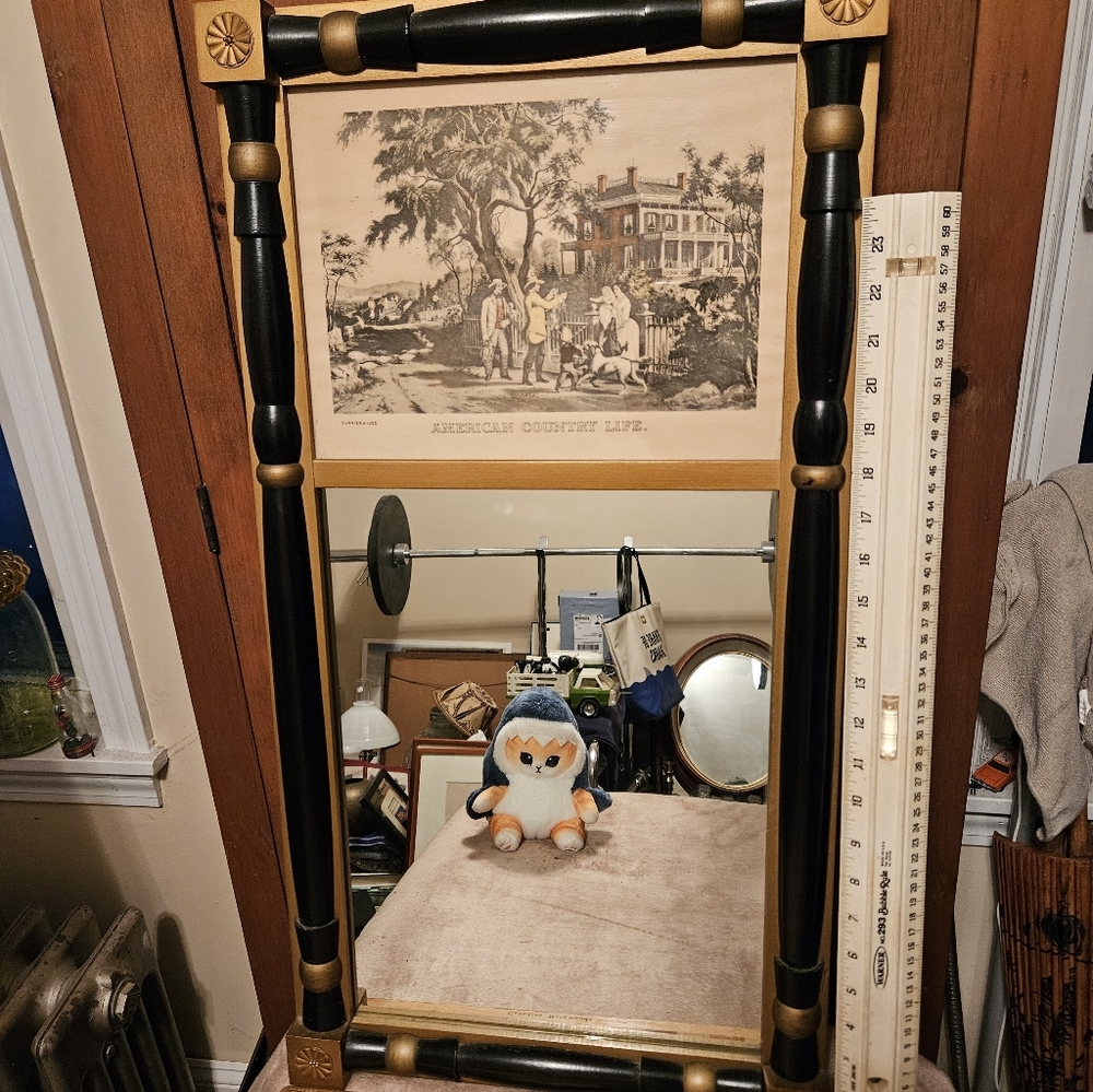 Vintage Currier & Ives Mirror - Picture 7 of 11